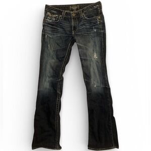 Big Star Faded Black Boot Cut Jeans Size 30L